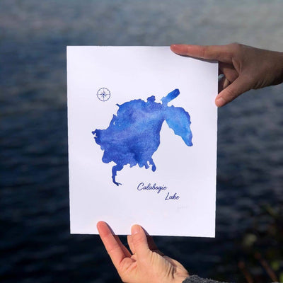 Calabogie Lake Watercolour Print