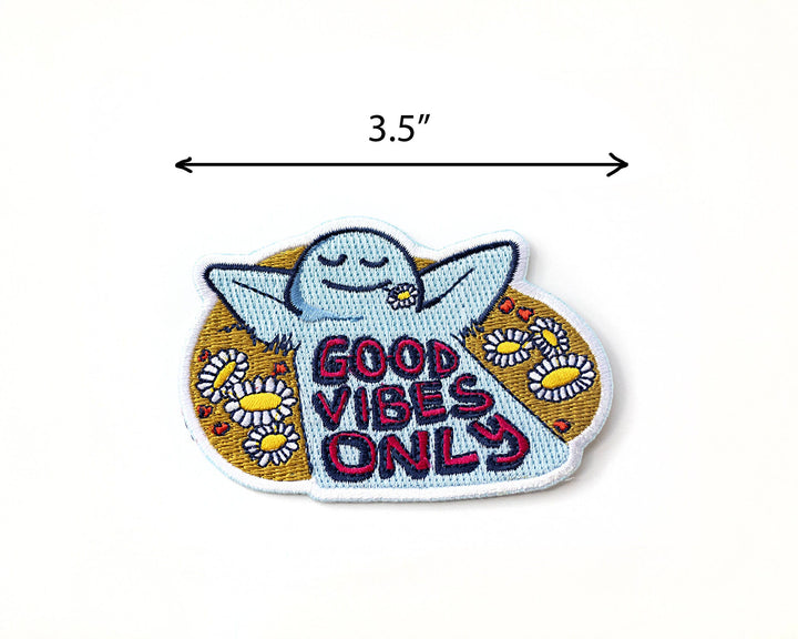 Good Vibes Only Embroidered Patch