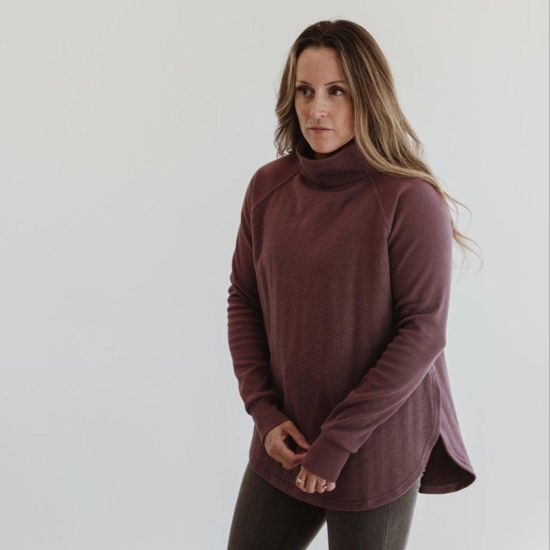 Woodland Dusk Sweater | Berry