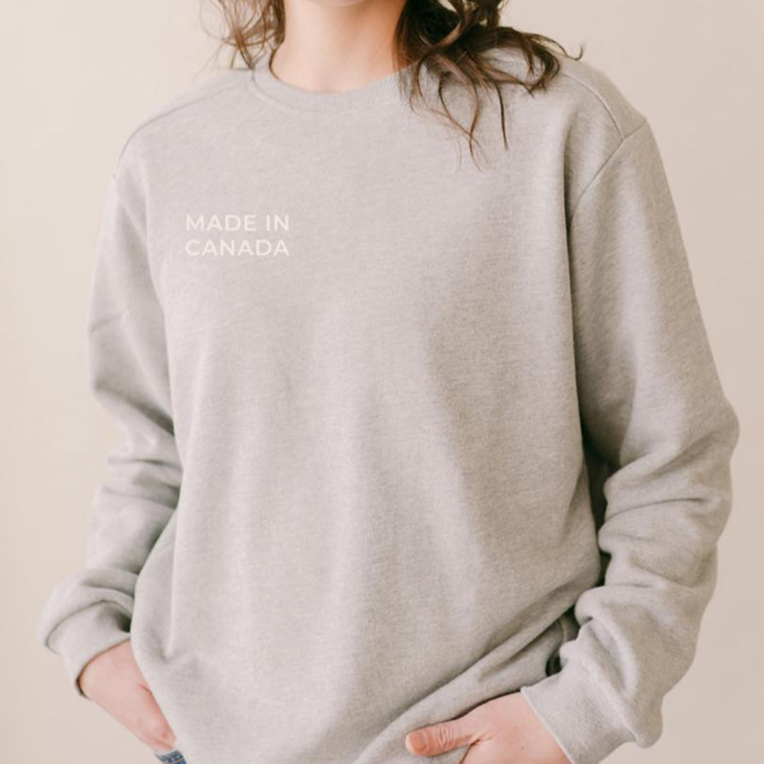 Made in Canada Crew | Heather Grey