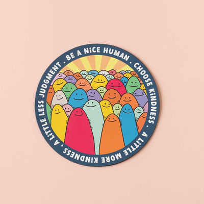 Be a Nice Human Vinyl Sticker
