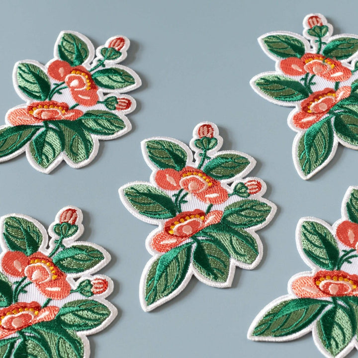 Blossoming Elegance Embroidered Patch