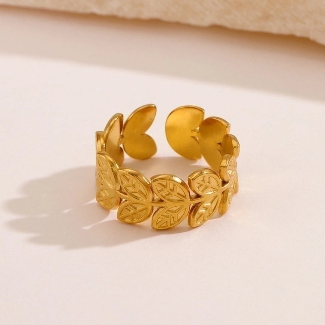 Adjustable Leaf Ring