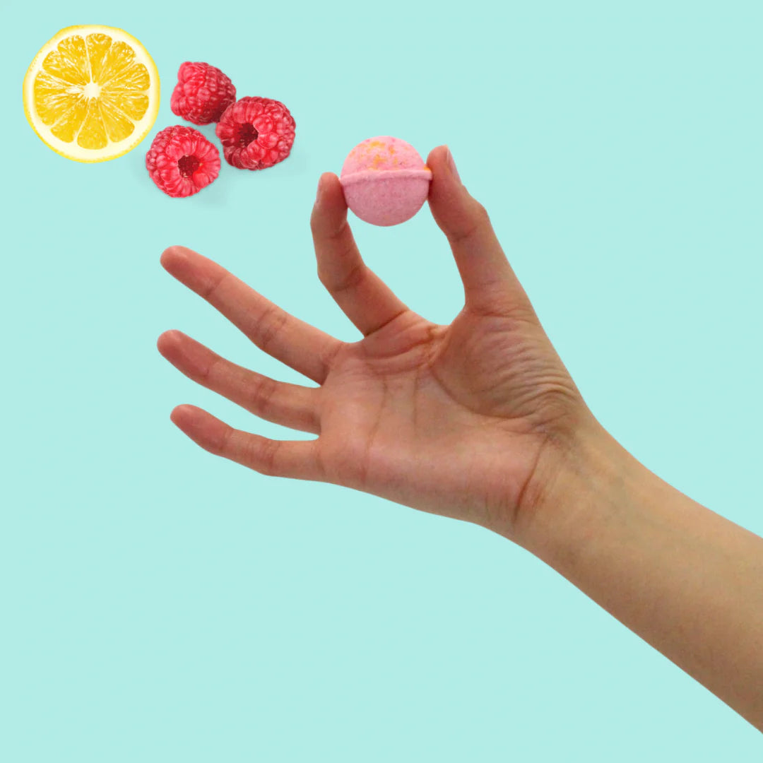 Raspberry Orange Cocktail Bomb