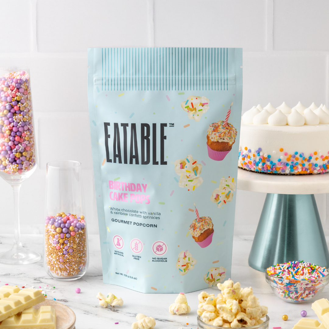 Birthday Cake Pops Gourmet Popcorn