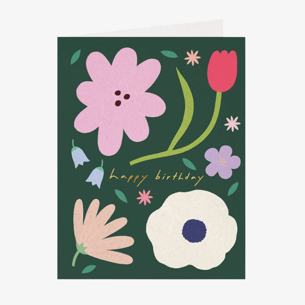 Birthday Flowers Birthday Card