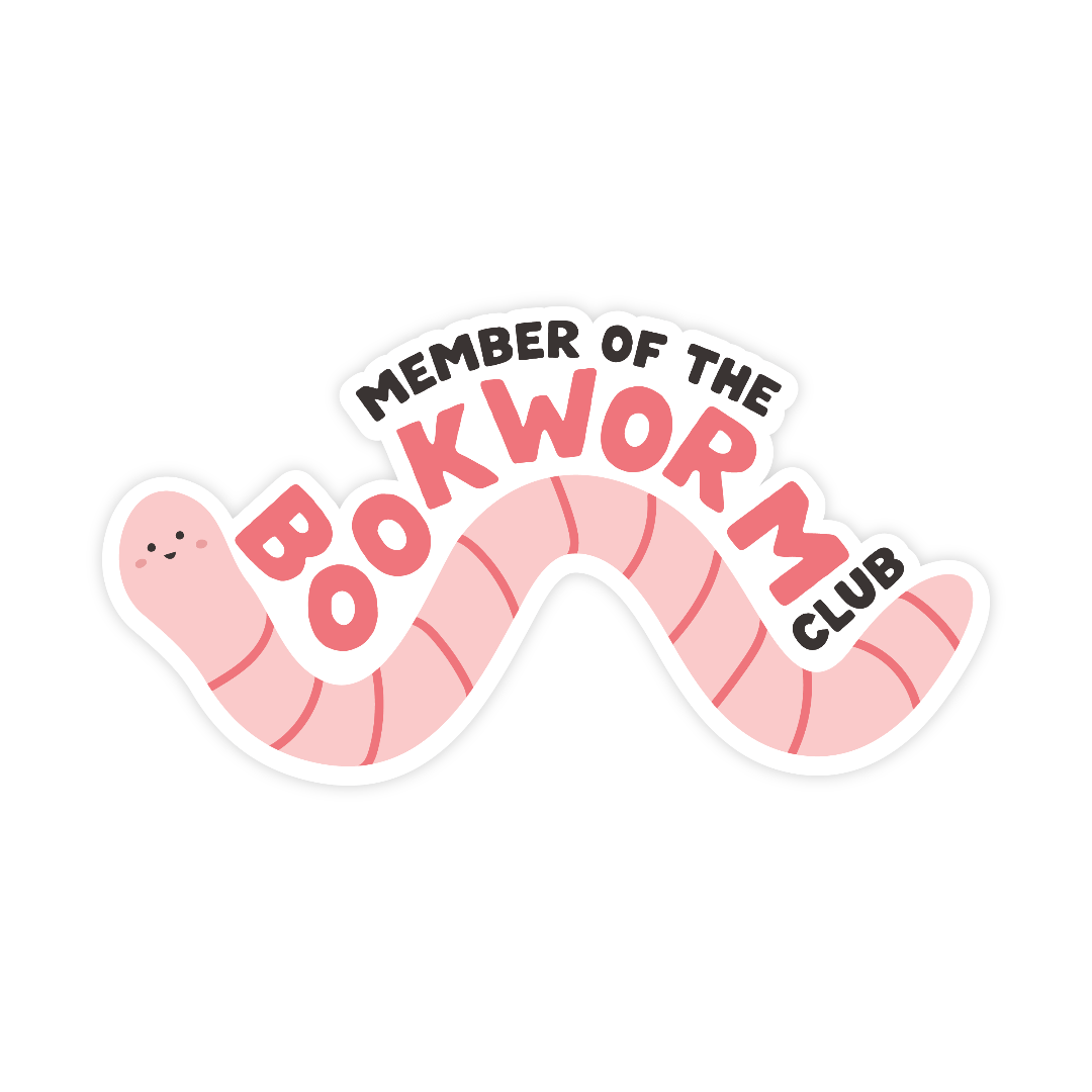 Bookworm Club Sticker