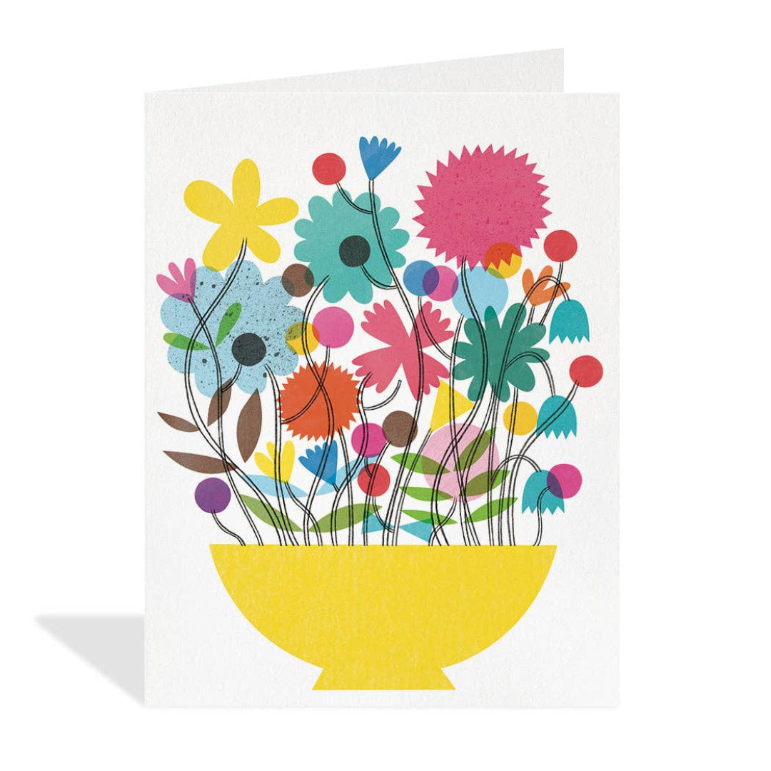 Bright Florals Friendship Card