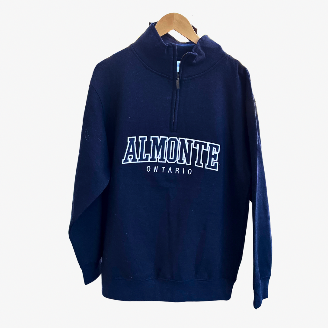 Almonte Varsity Quarter Zip / Navy