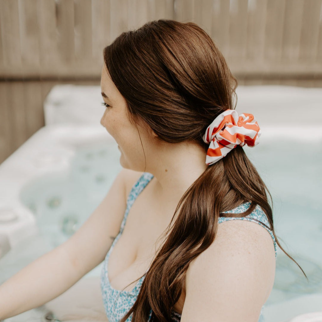Campari Spritz Swim Scrunchie