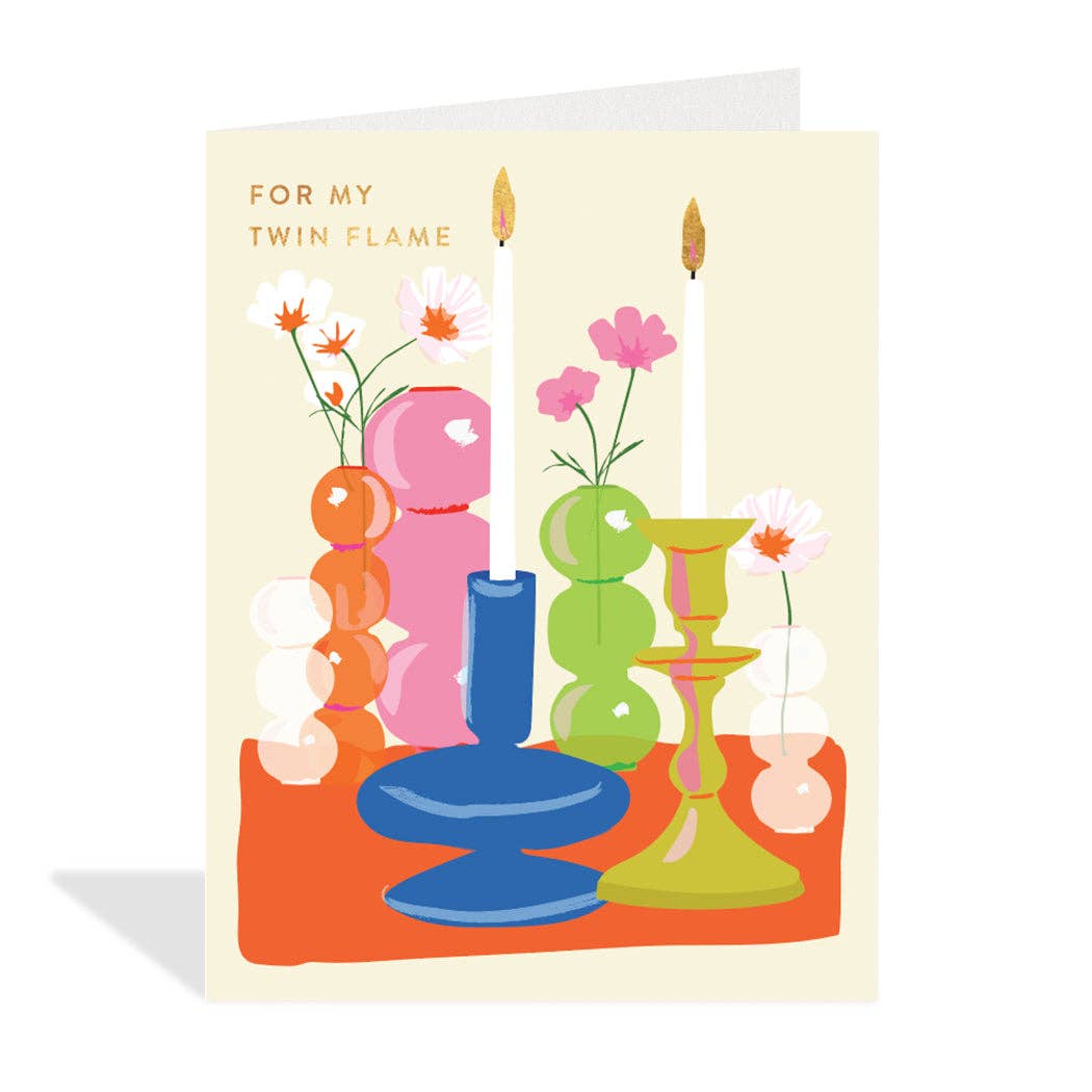 Candle Party Birthday Card