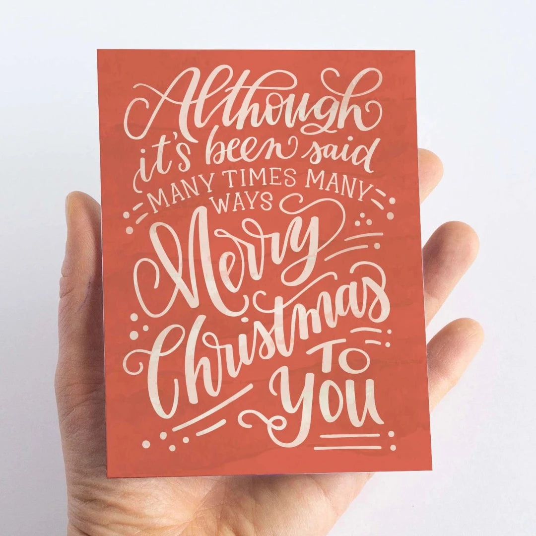 Christmas Carol Holiday Card