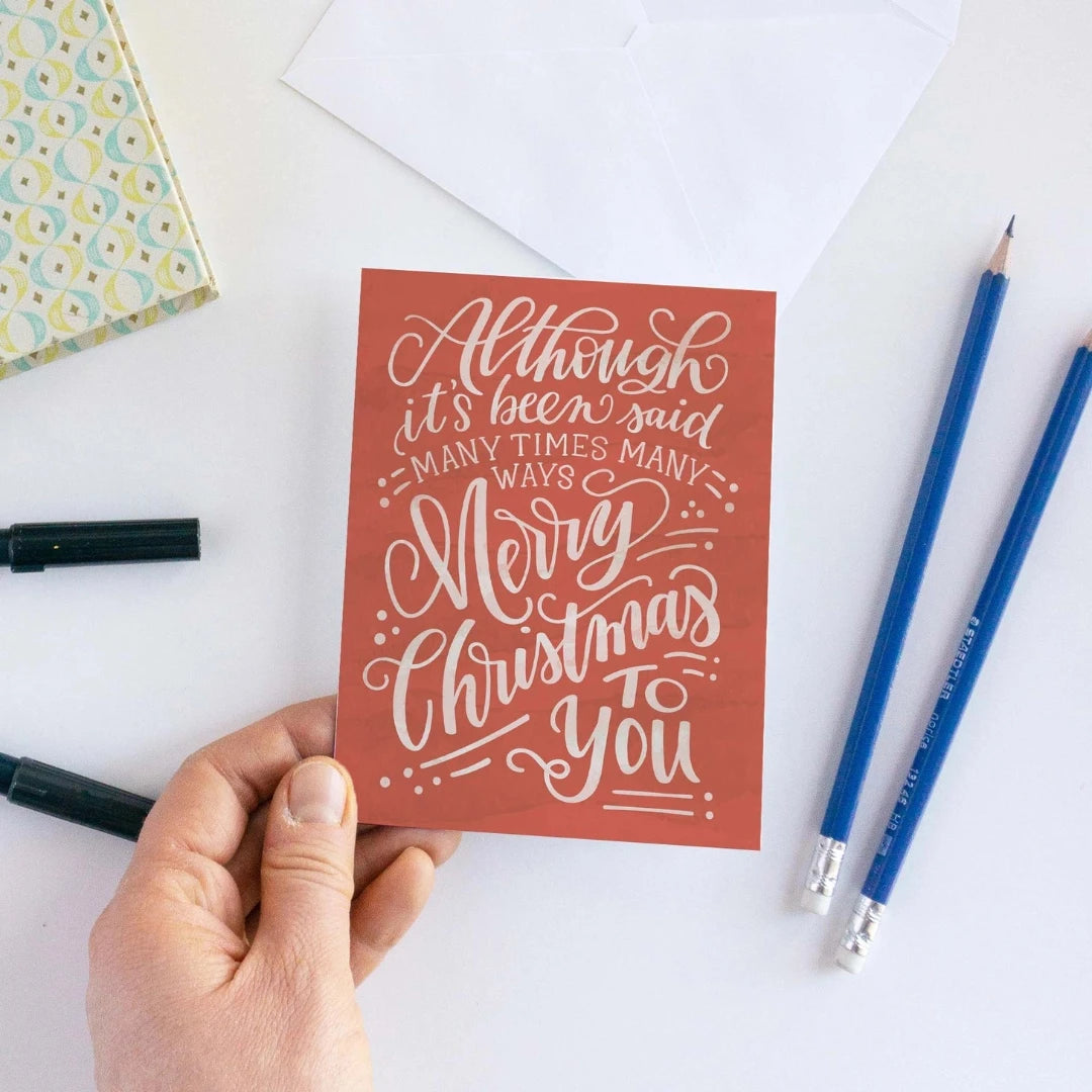 Christmas Carol Holiday Card