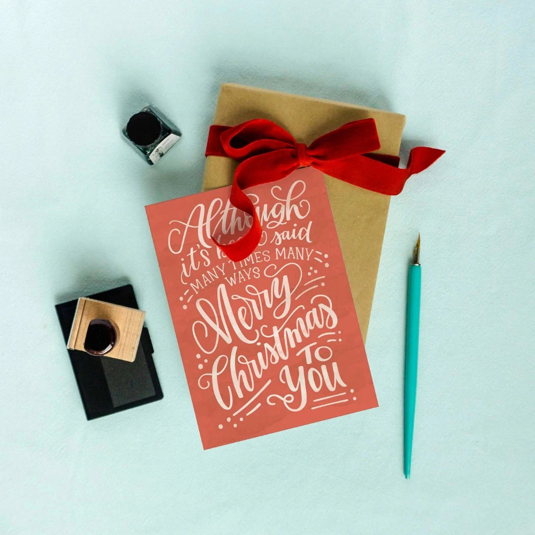 Christmas Carol Holiday Card