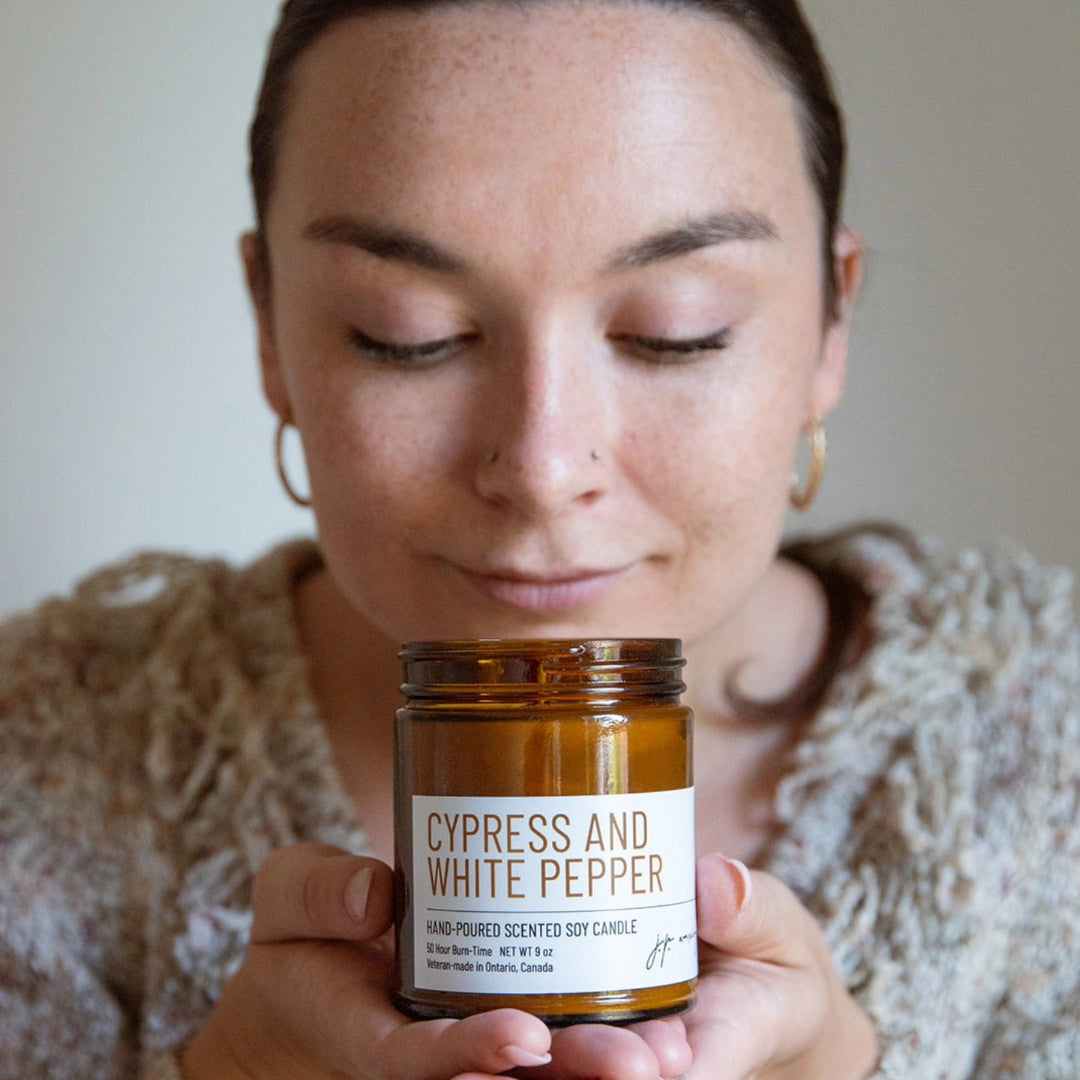 Cypress and White Pepper Candle