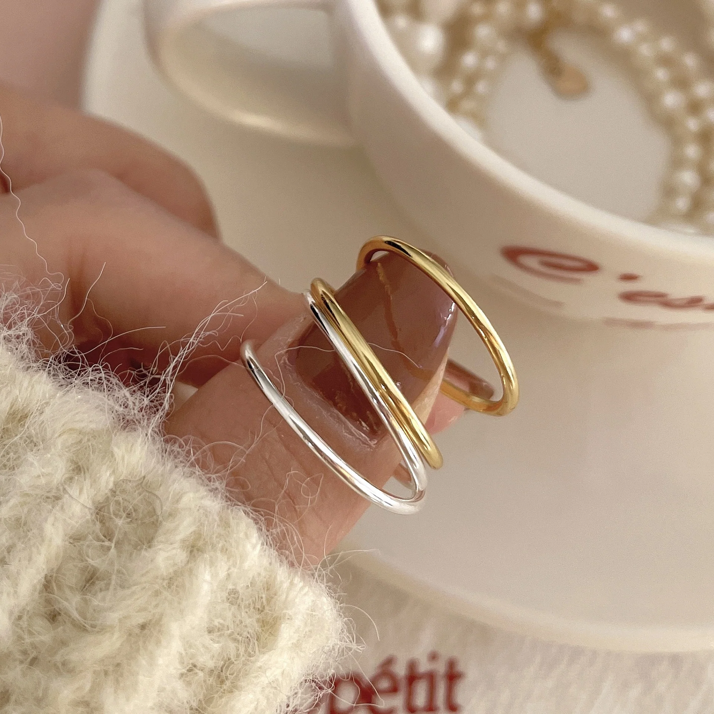 Double Line Ring