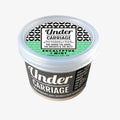 Deodorant cream container labeled 'Under Carriage' on a white background