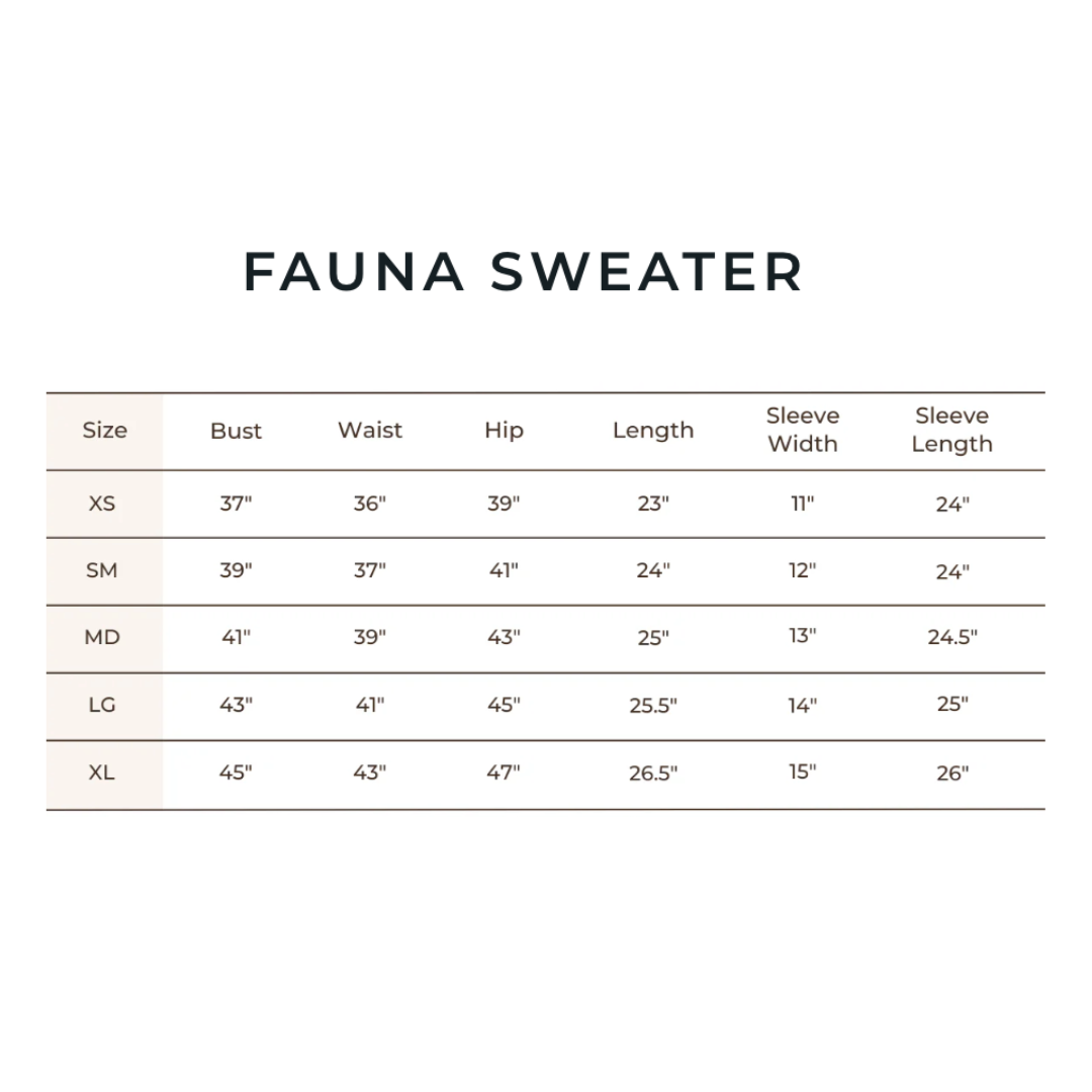 Fauna Sweater | Black