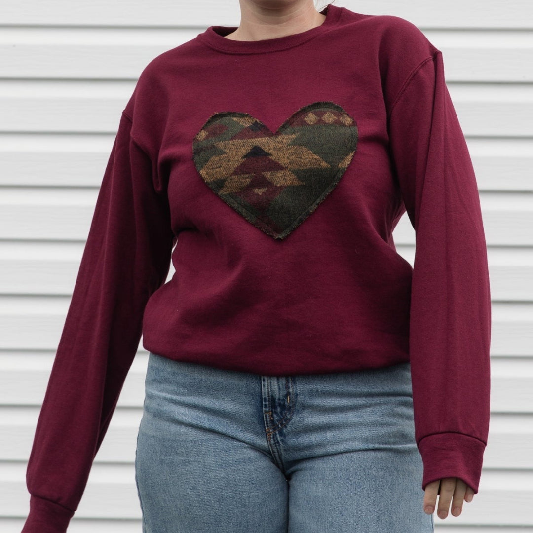 Forest Mini Tipi Heart Sweater