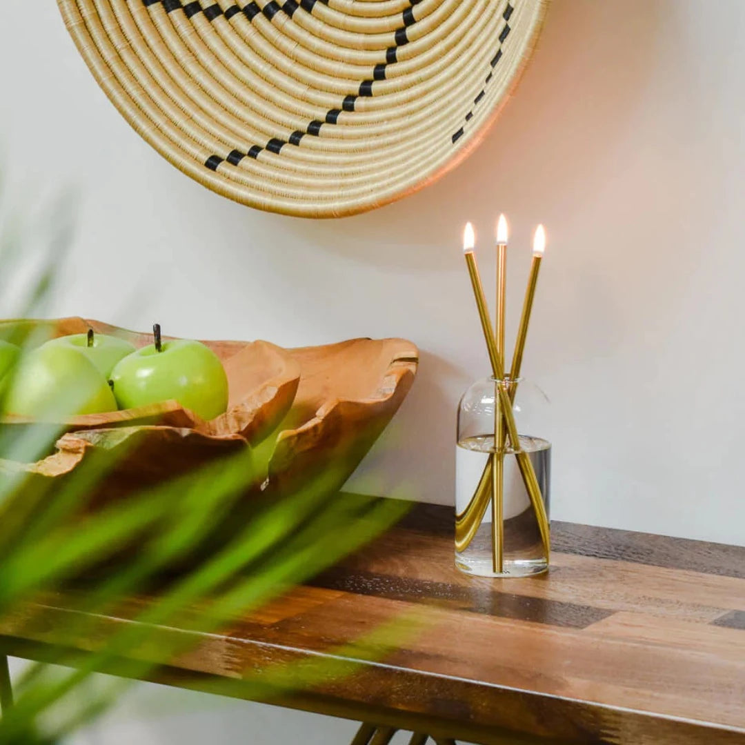 Clear Wylie Everlasting Candle Vase