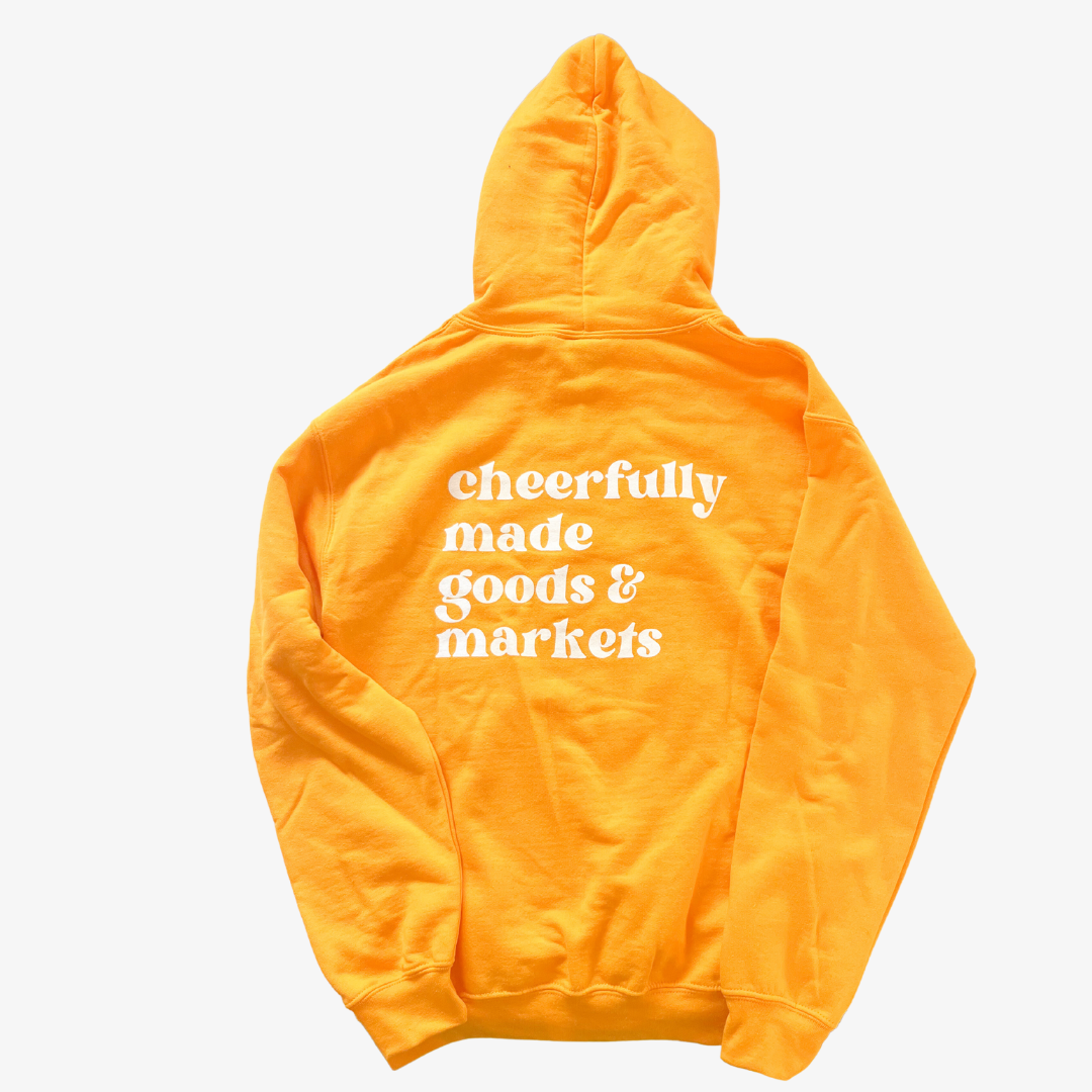 Cheerfully Made Hoodie / Bright Yellow