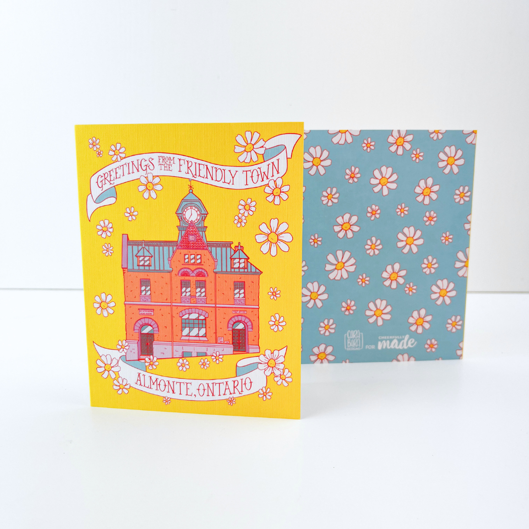 Greetings From The Friendly Town Card