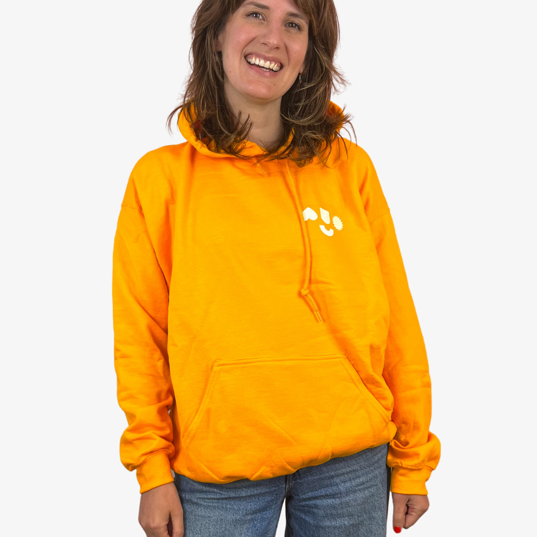 Cheerfully Made Hoodie / Bright Yellow
