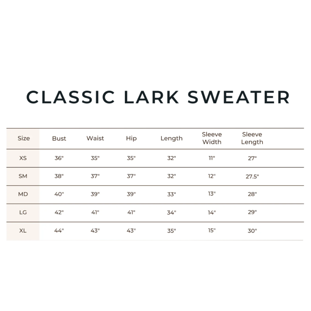 Classic Lark Sweater | Black