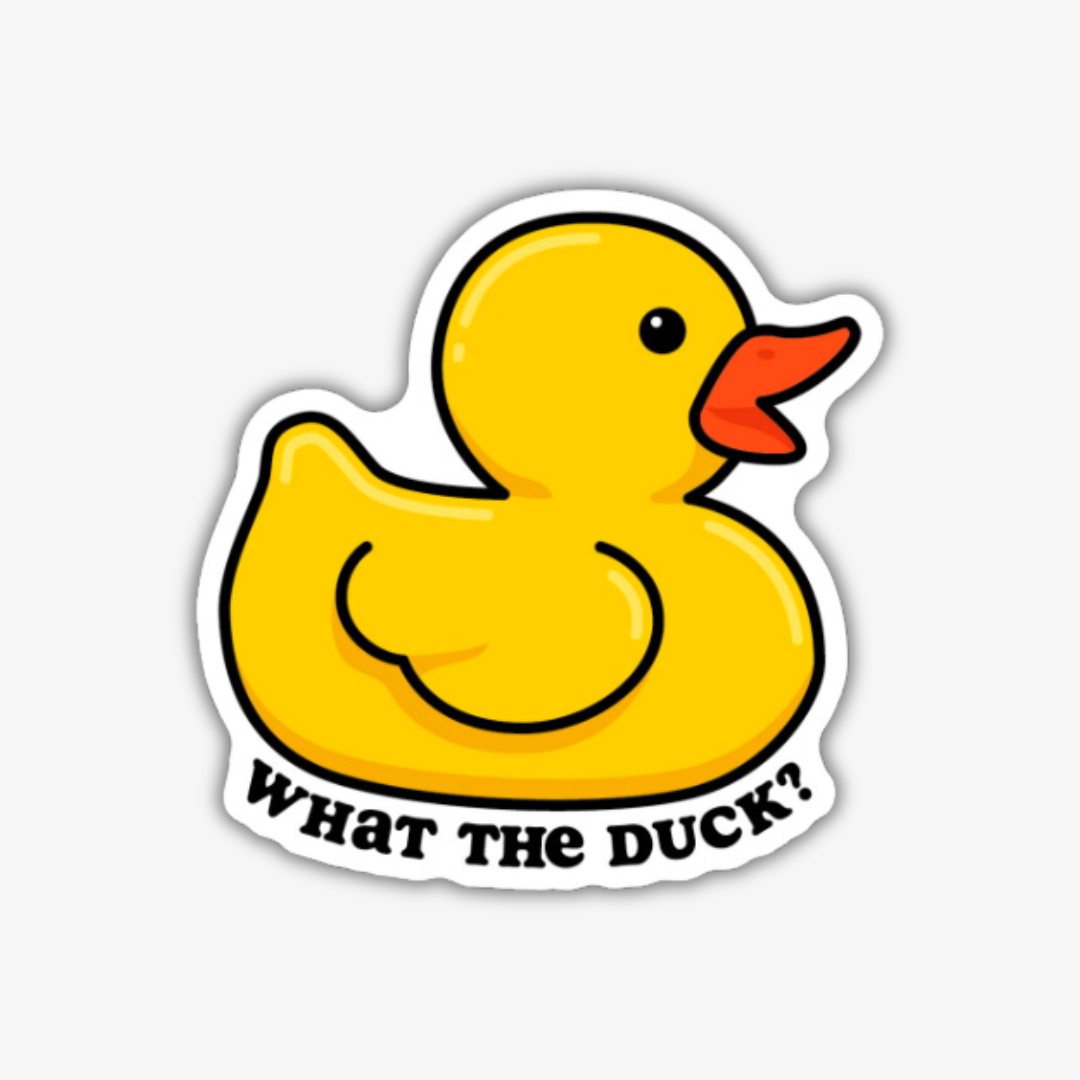 What The Duck Sticker