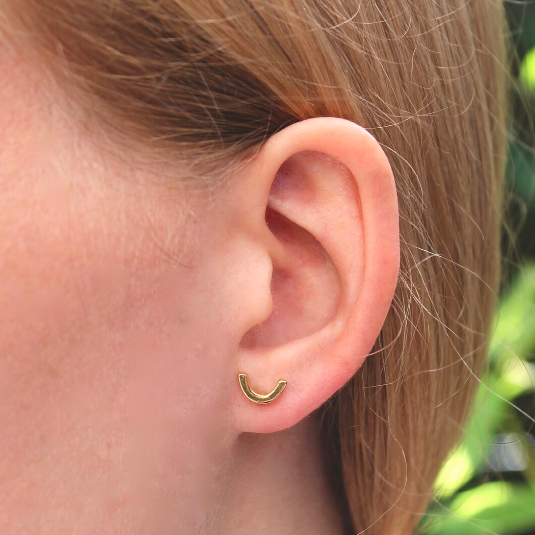 Golden Arc Studs