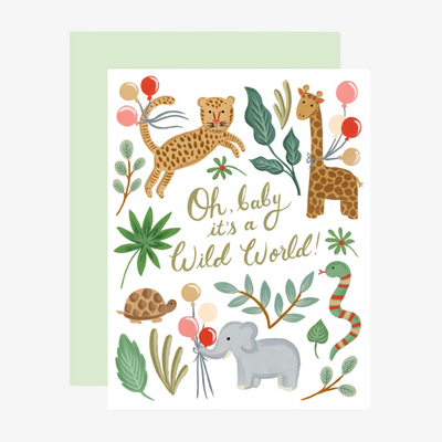 Jungle Baby Card