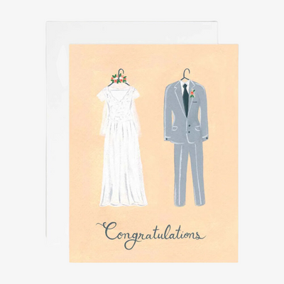 Bride & Groom Congrats Card