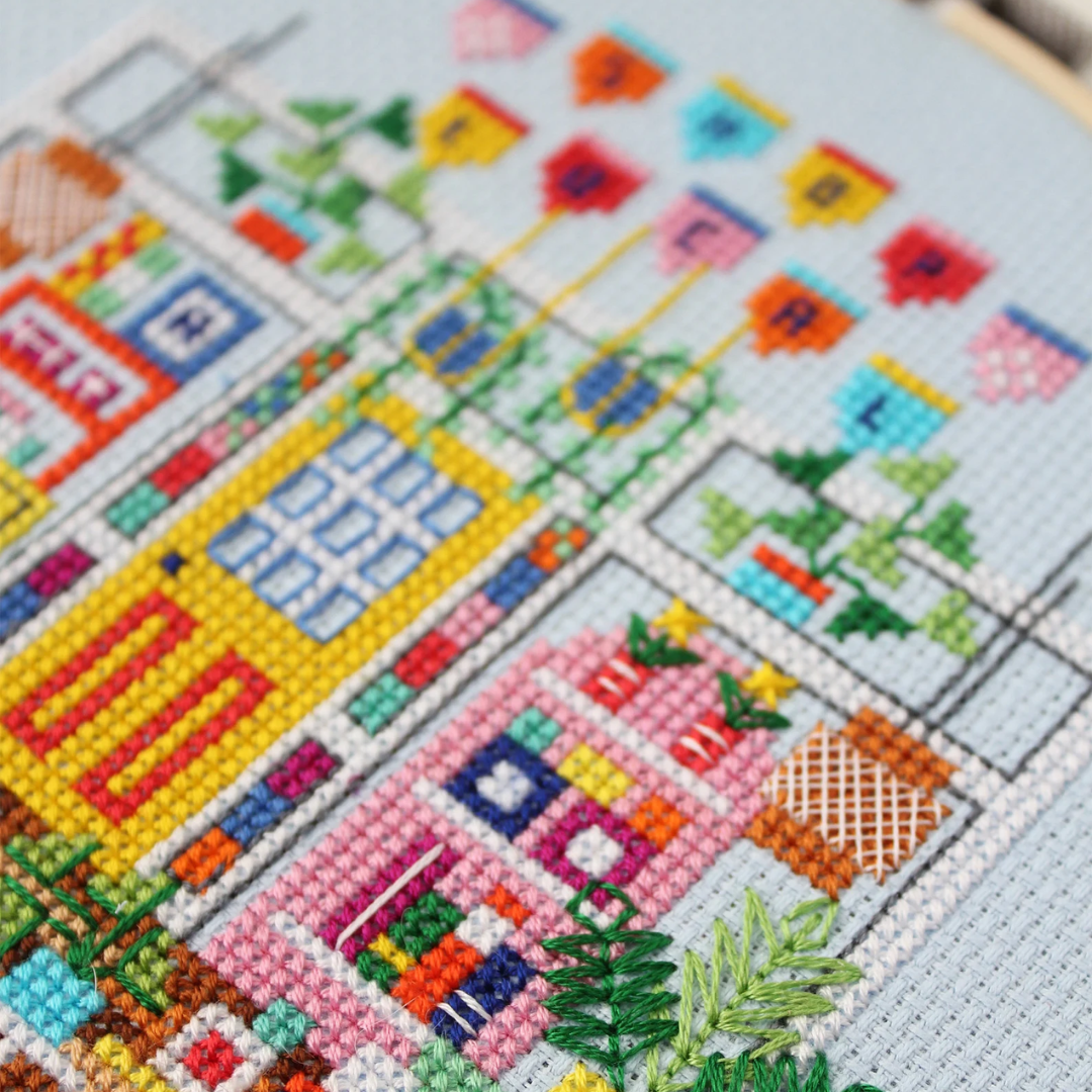 Shop with the Yellow Door Cross Stitch Kit