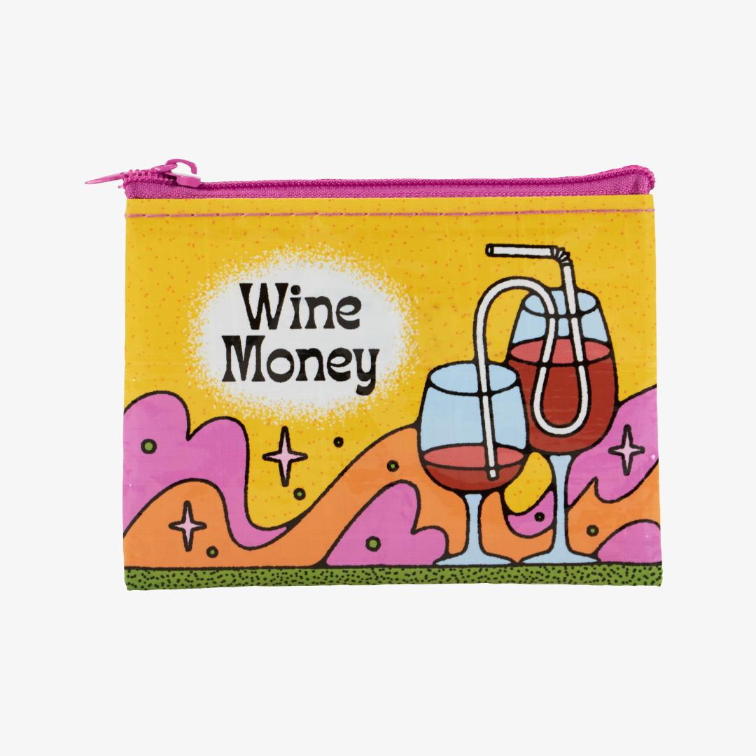Wine Money Coin Purse