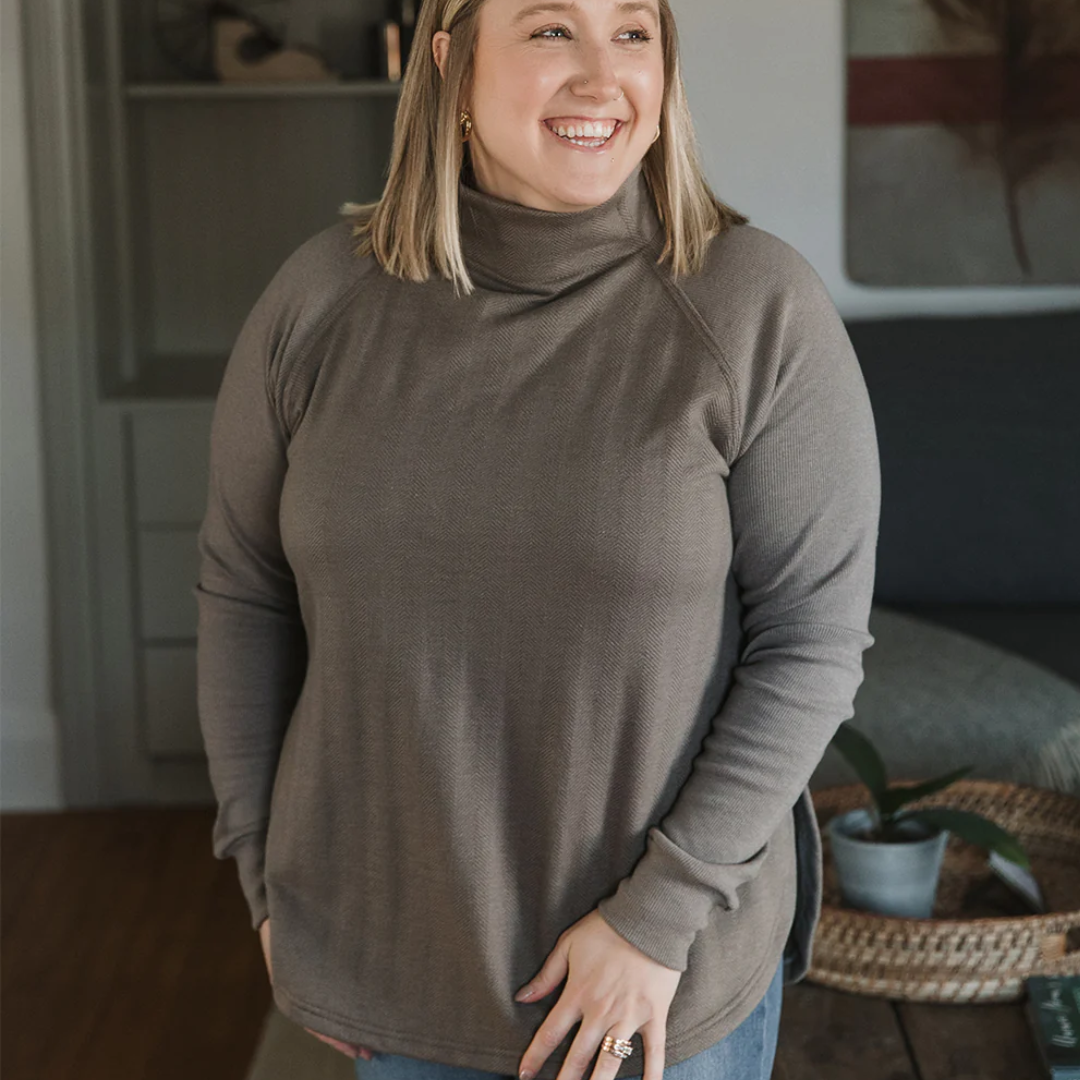 Woodland Dusk Sweater | Clay