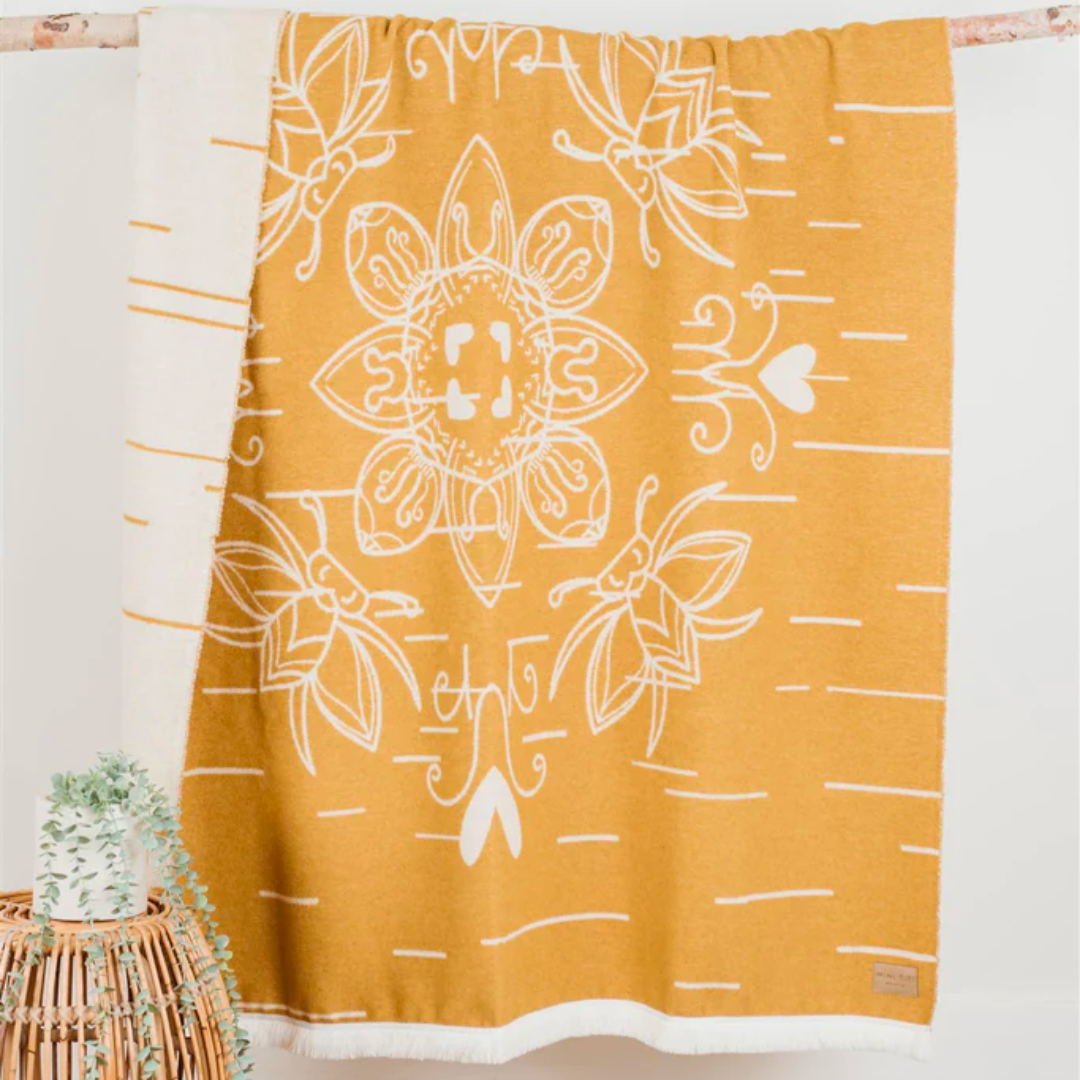 Miel Reversible Blanket Front