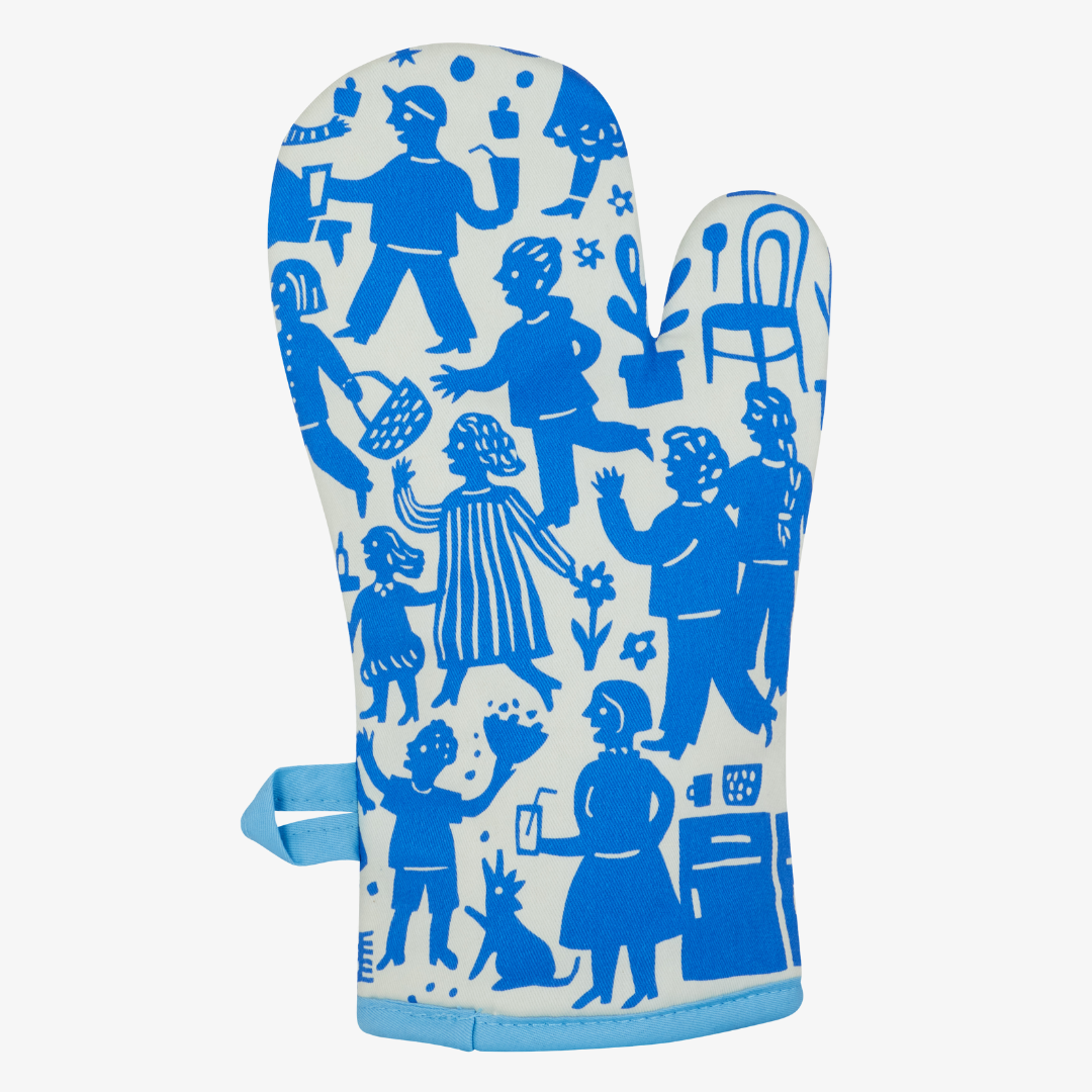 Party In The Kitchen Oven Mitt