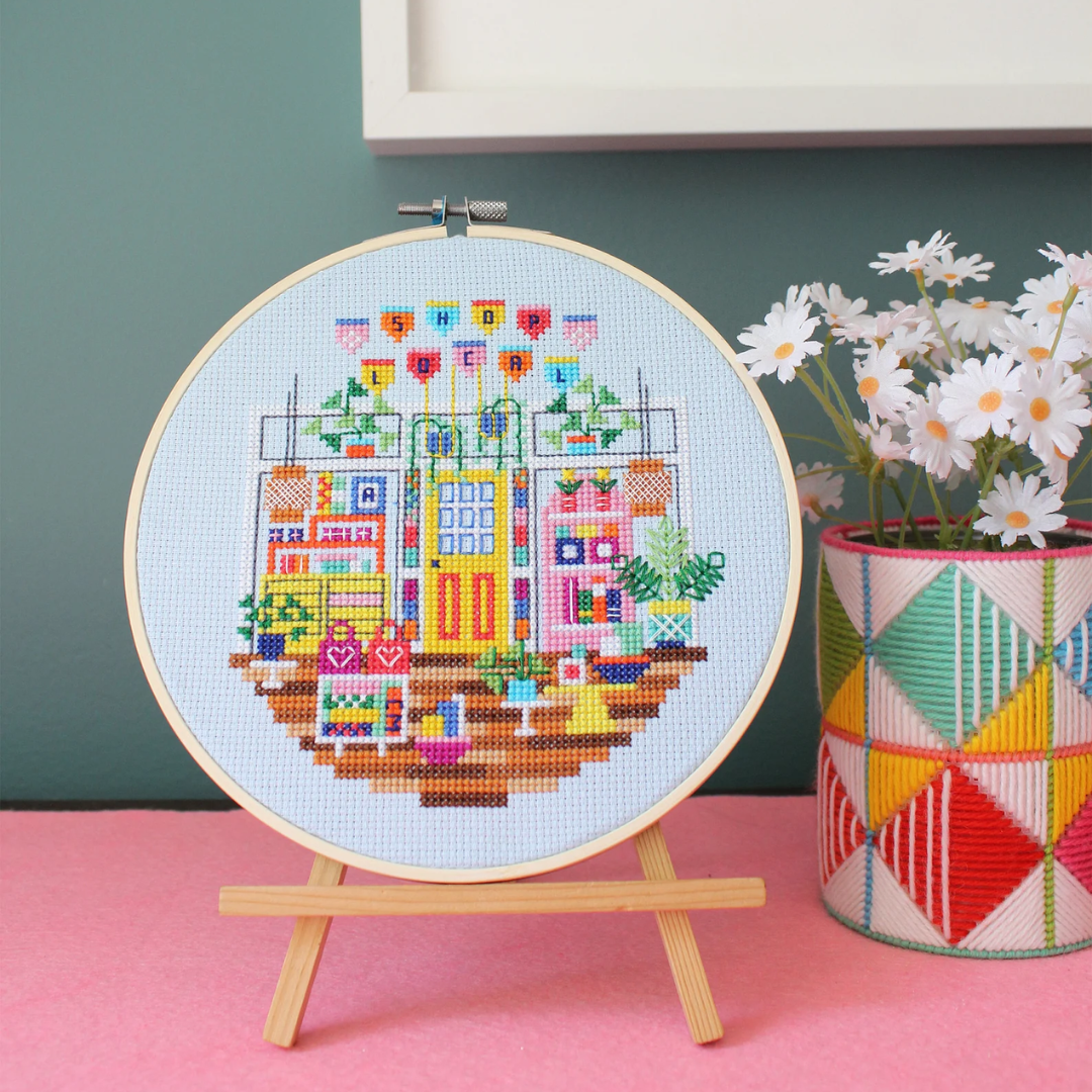 Shop with the Yellow Door Cross Stitch Kit