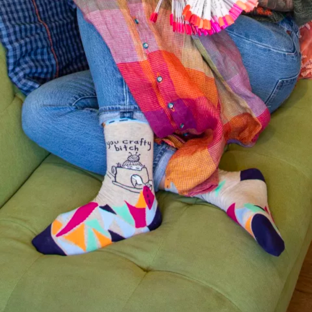 You Crafty Bitch Women's Socks