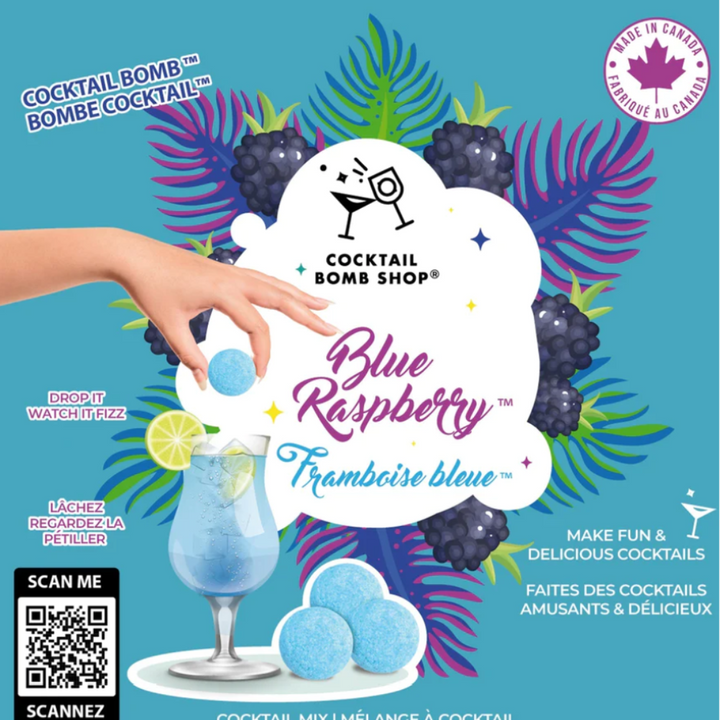 Blue Raspberry Cocktail Bomb