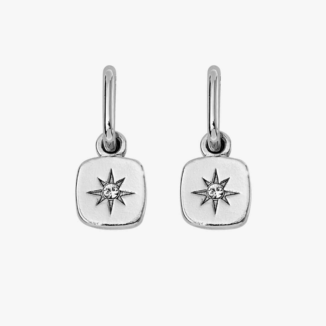 Silver Nova Earrings