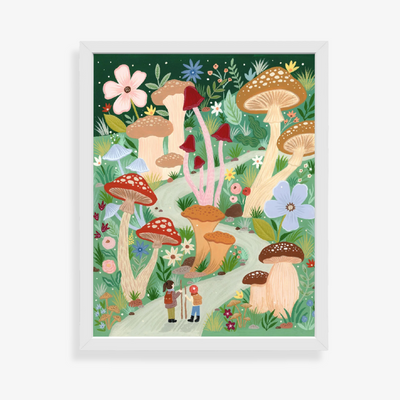 The Mushroom Lane Art Print