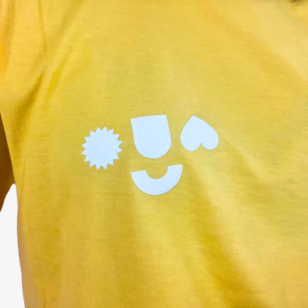 Cheerfully Made Tee / Bright Yellow