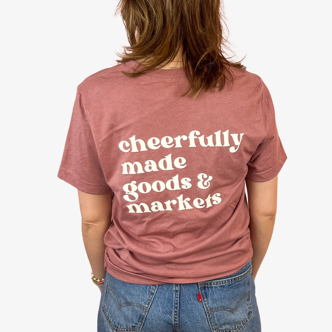 Cheerfully Made Tee / Pink