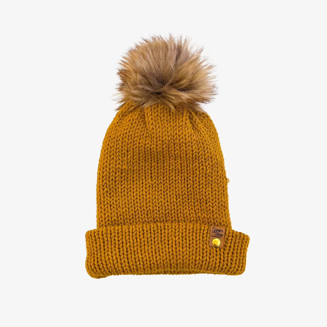 Mustard Maple Beanie