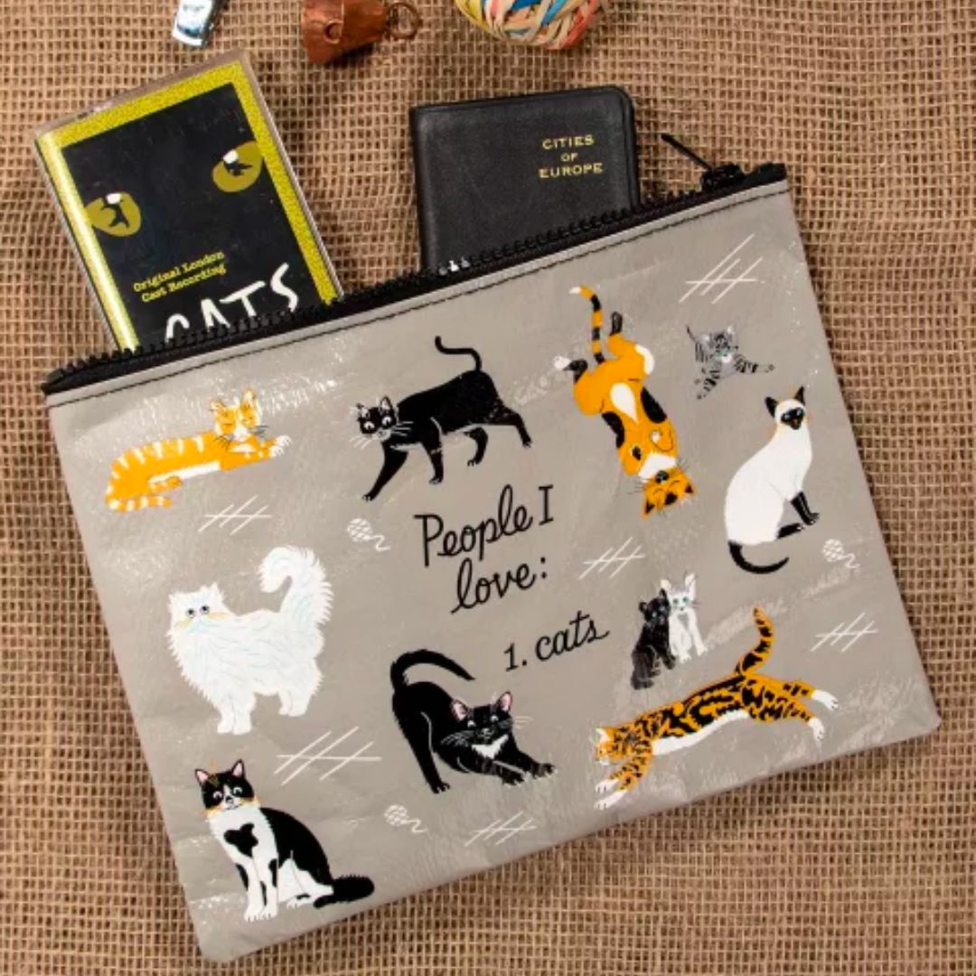 People I Love: Cats Zipper Pouch