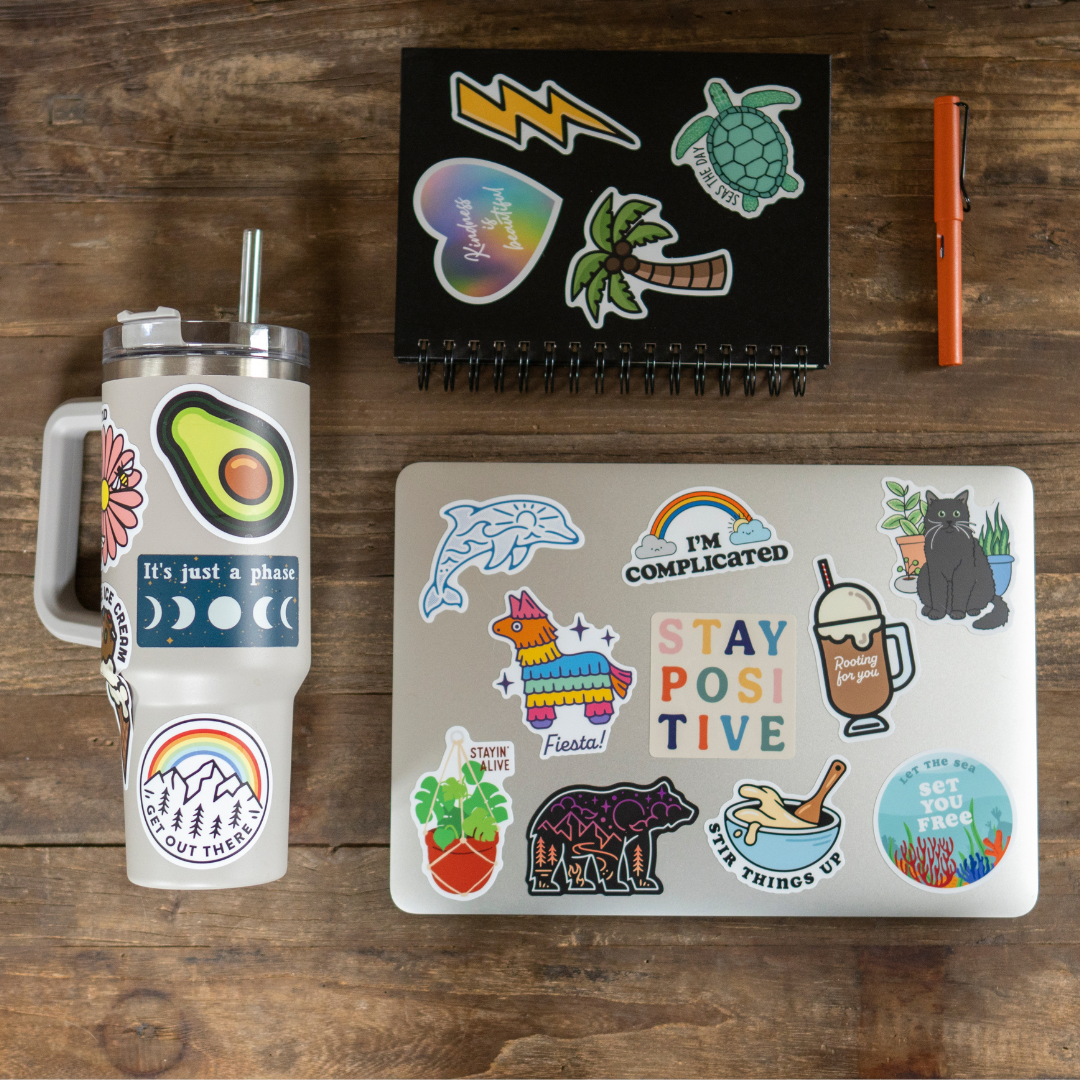 Stay Positive Sticker