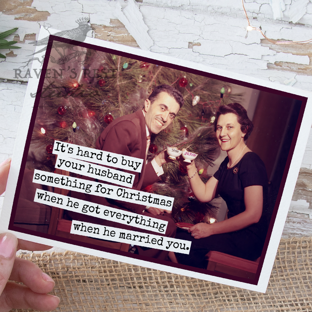 Husband Christmas Gift Holiday Card