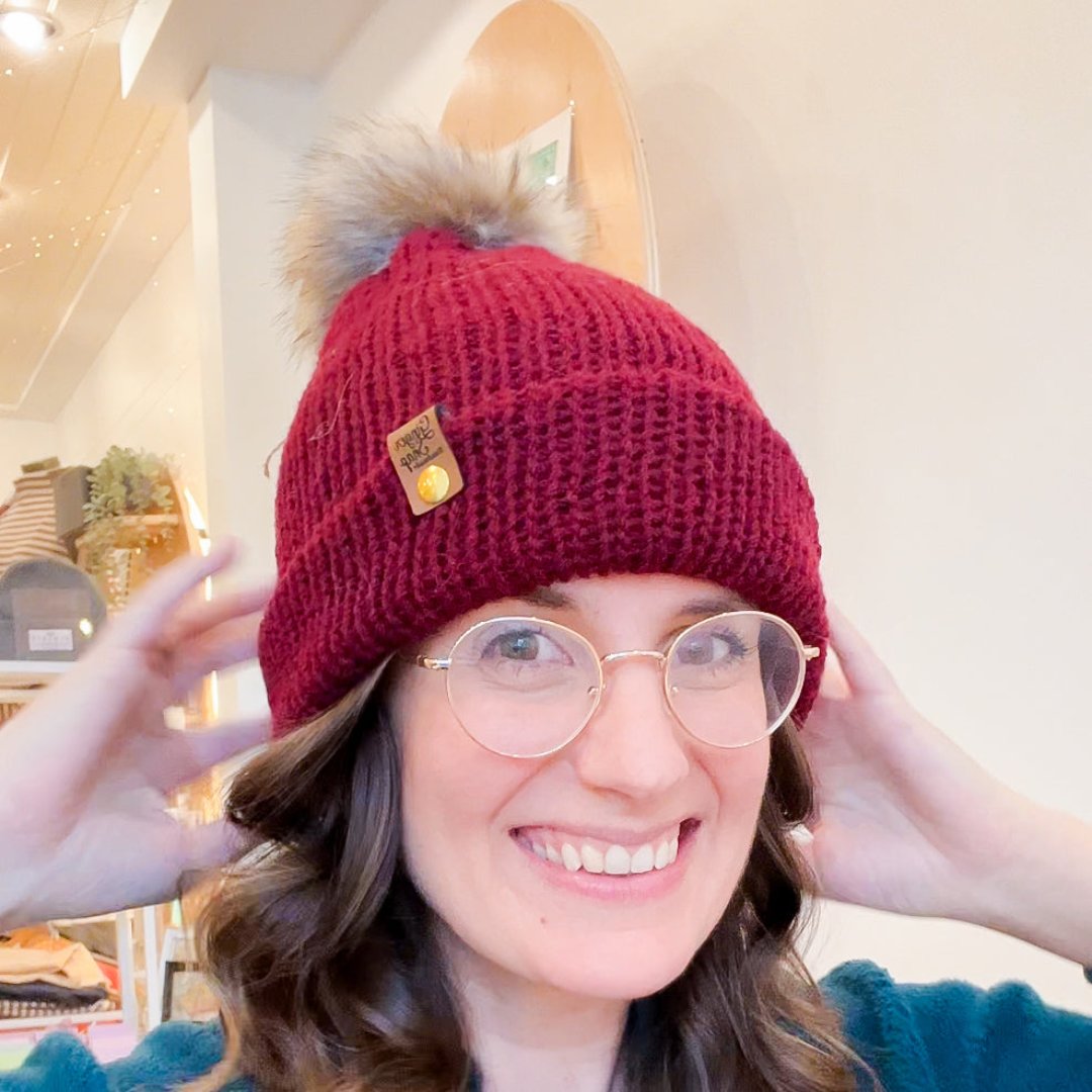 Burgandy Maple Beanie