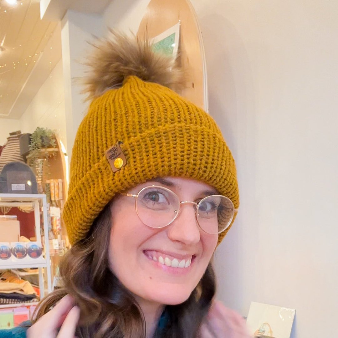 Mustard Maple Beanie